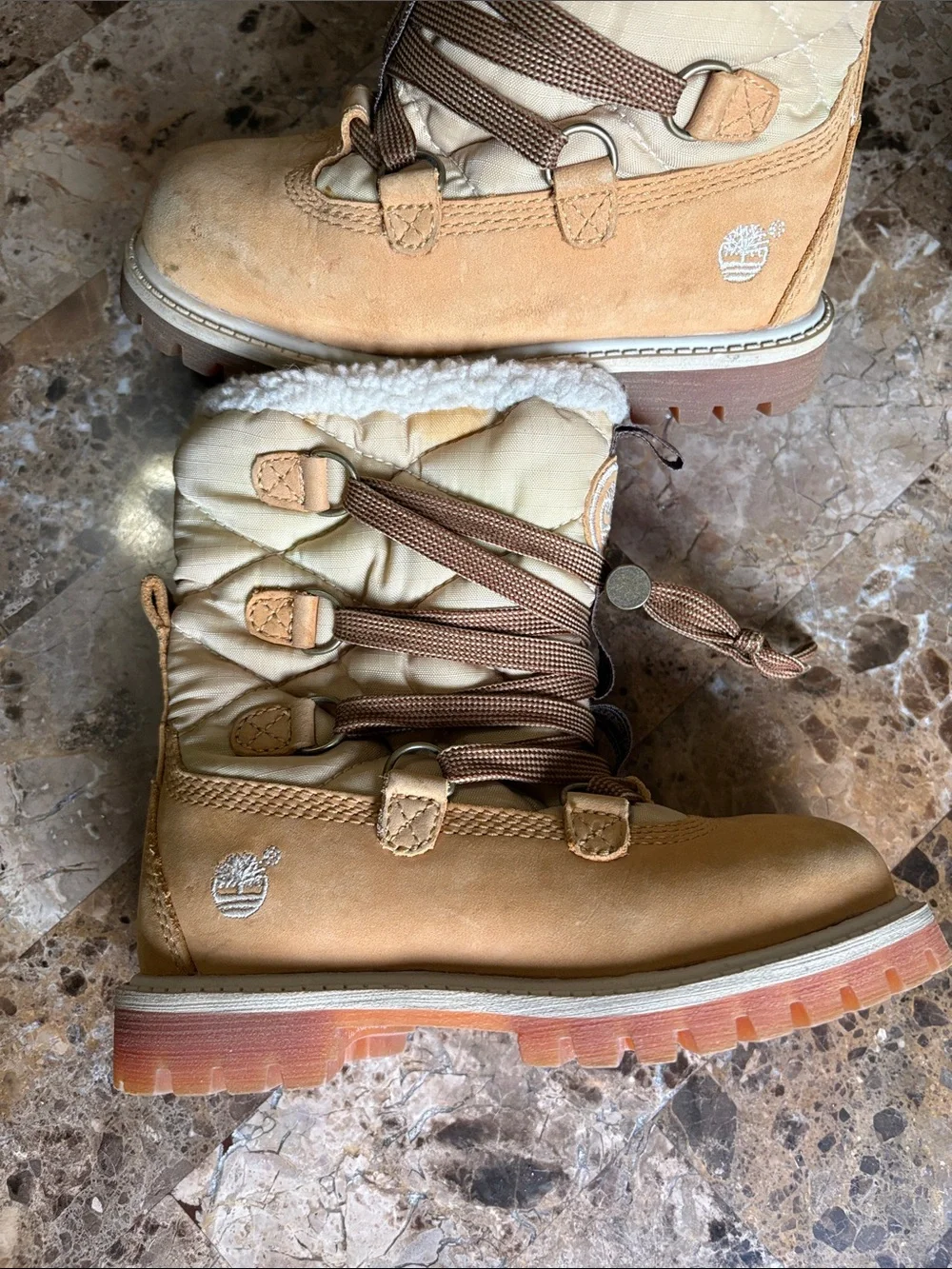 Timberland Kids Wheat/Tan Waterproof Winter Boots